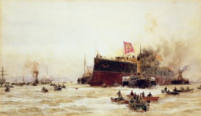 Geburt eines Titanen, 1890 von William Lionel Wyllie